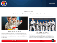 Tablet Screenshot of chosontkd.com